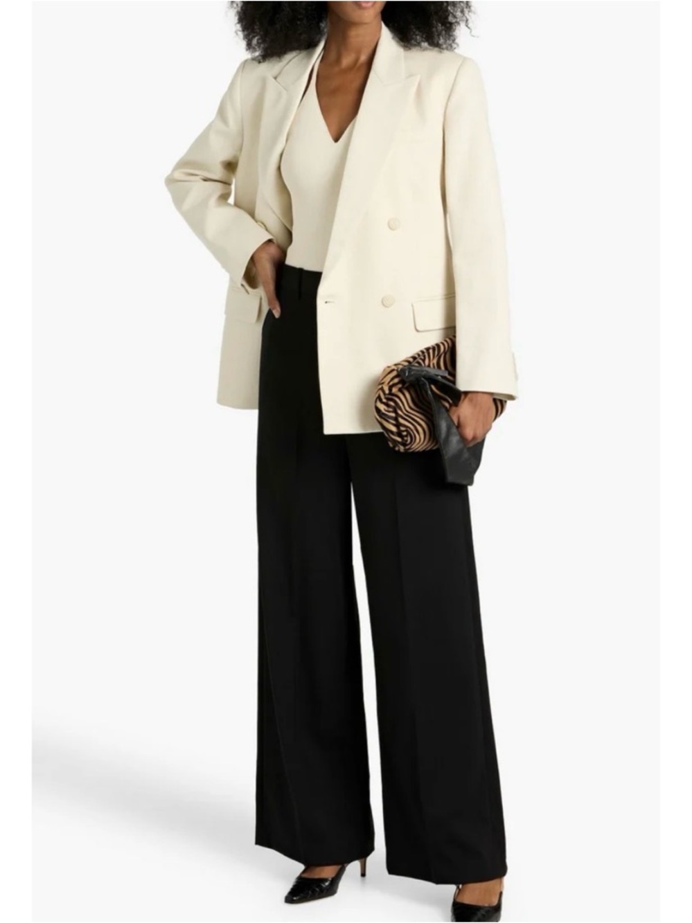 NWT Nili Lotan Pimpton Double Breasted Blazer